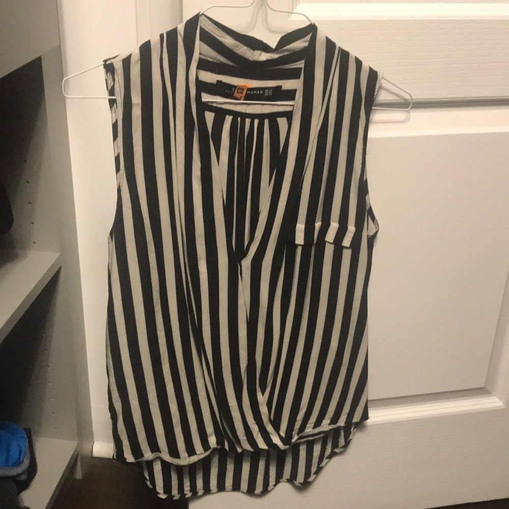 Ladies striped Zara blouse